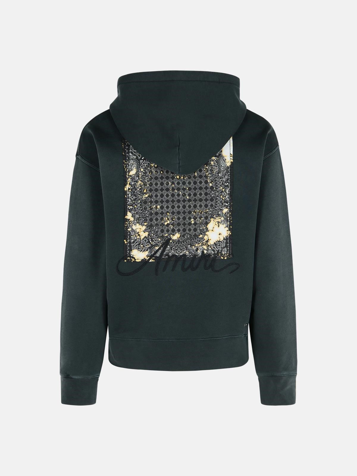 'BLEACH BANDANA' BLACK COTTON SWEATSHIRT - 3