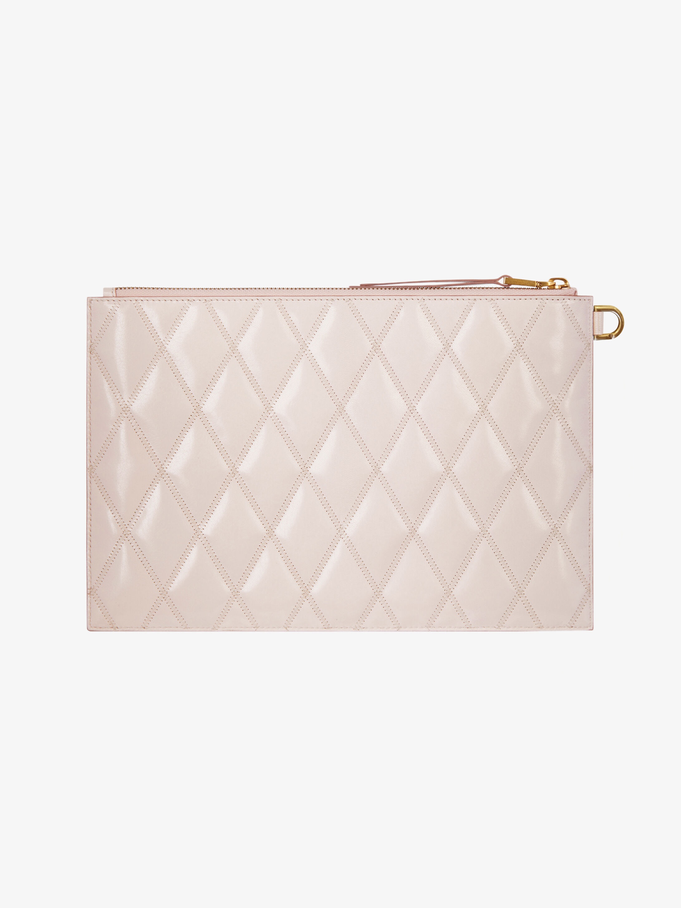 Medium pouch in diamond quilted leather - 3