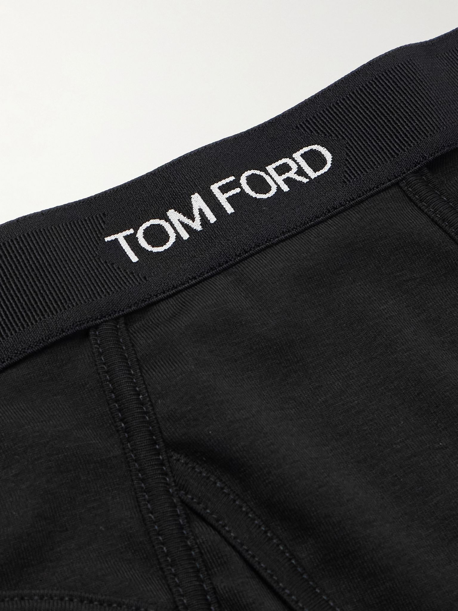 Stretch-Cotton Briefs Black - 4