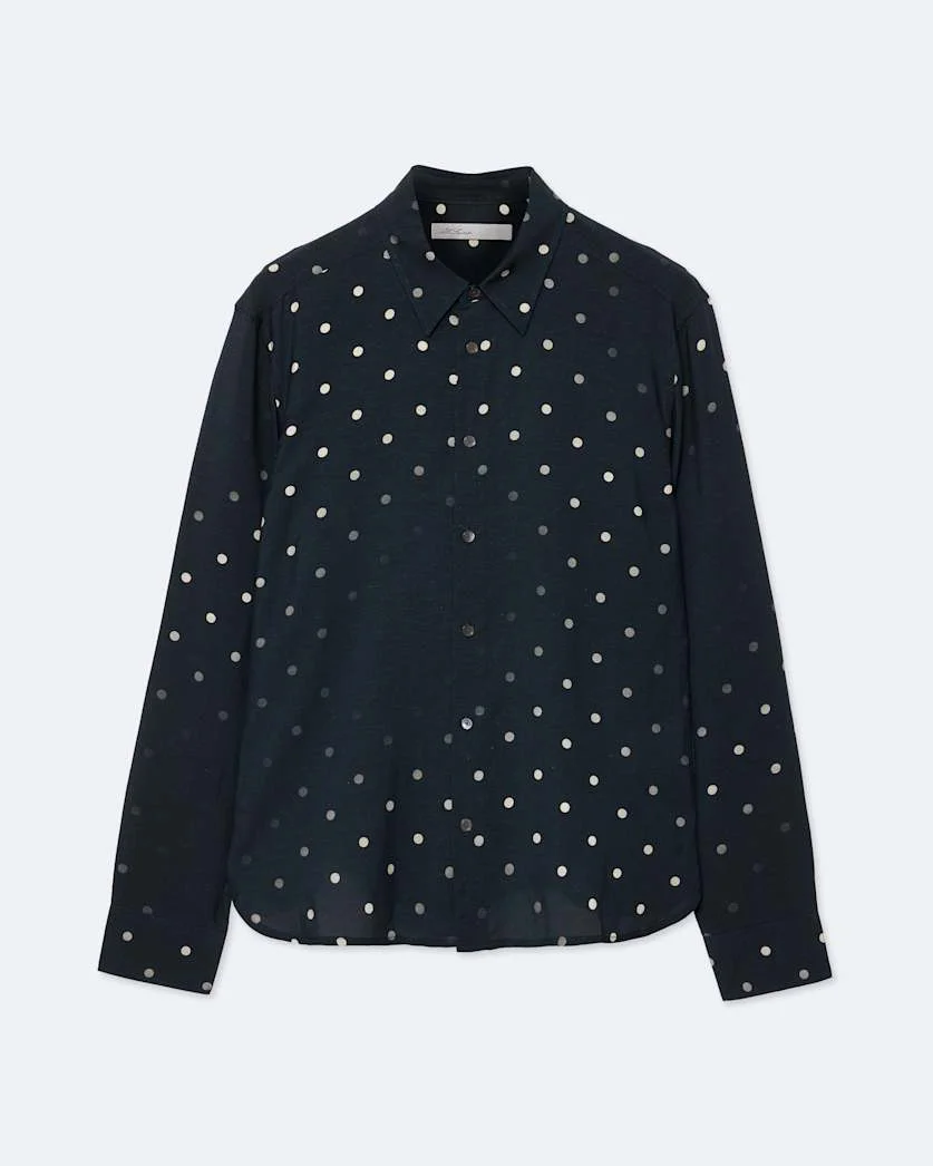 FADE POLKA-DOT SLIM-FIT SHIRT - 1