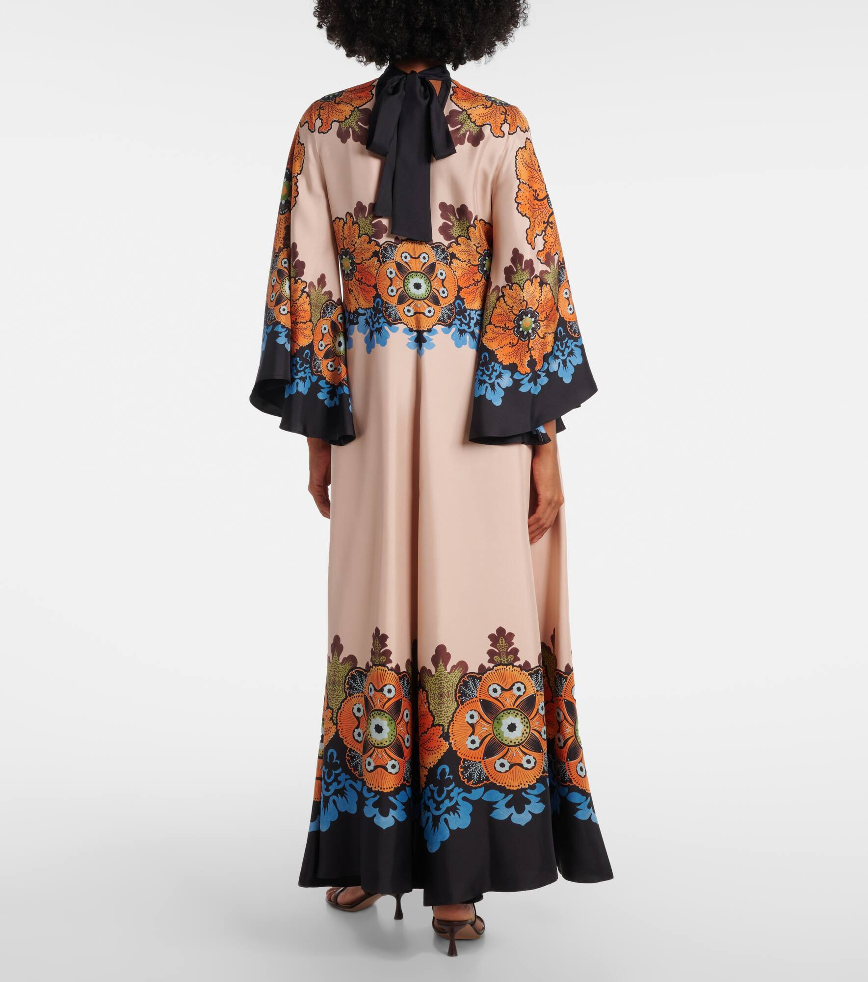 Magnifico floral silk maxi dress - 3