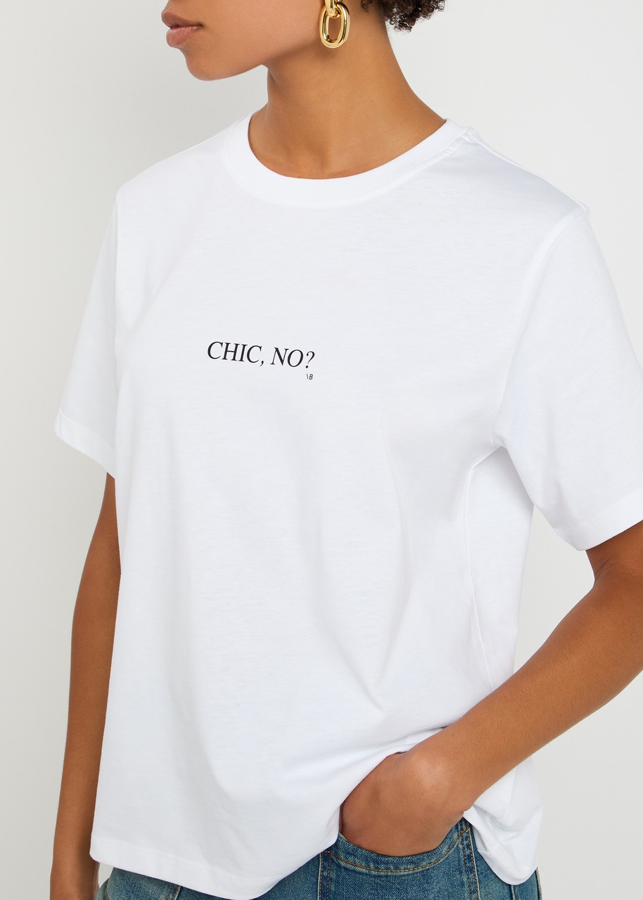 Victoria Beckham Classic Cotton T-shirt - 5