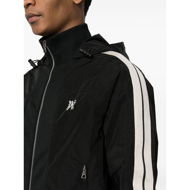 Monogram-embroidered track jacket - 5