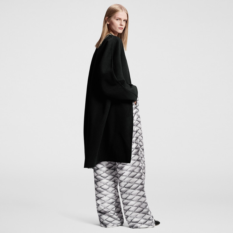 Malletage Jacquard Double Face Coat 3