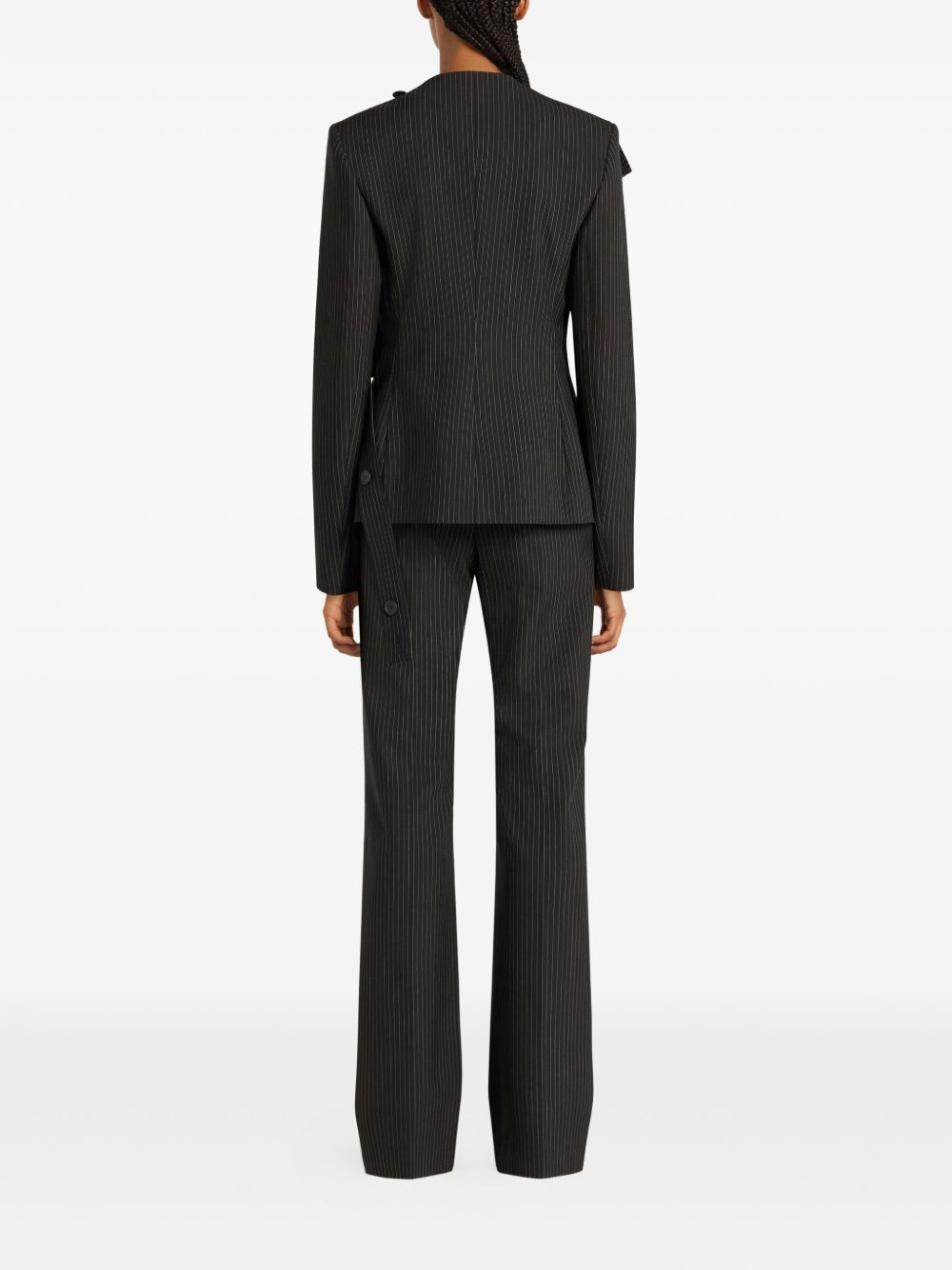 pinstriped blazer - 4