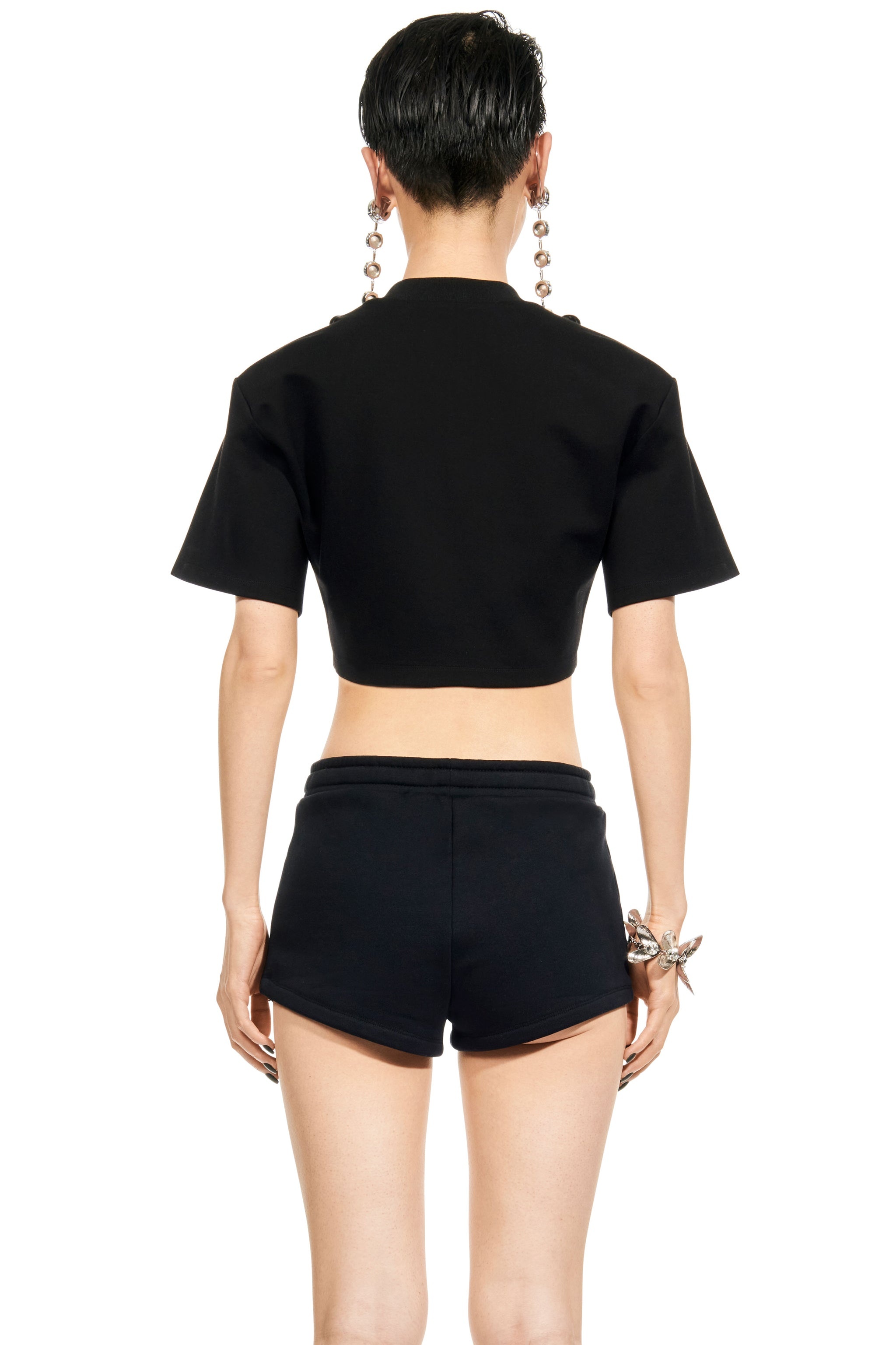 DECO BOW CROPPED T-SHIRT - 2