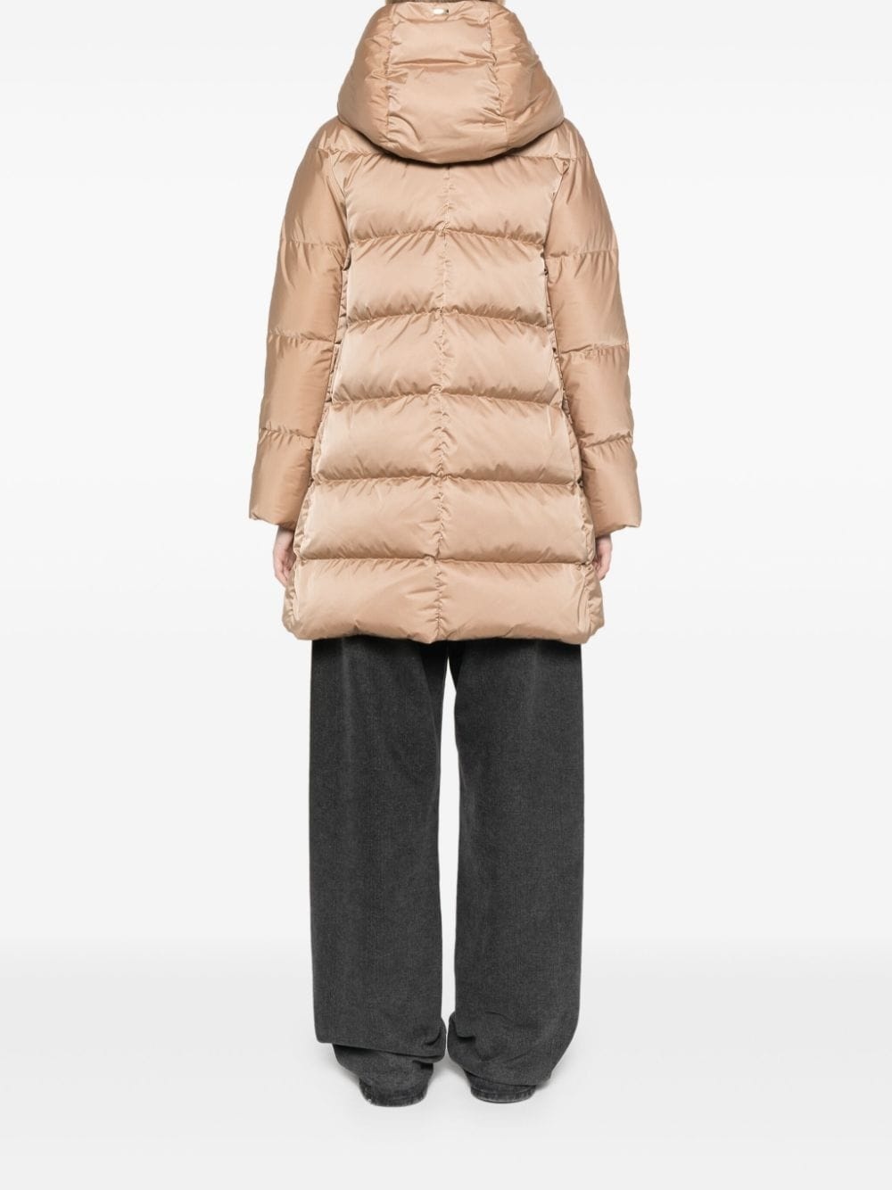hooded puffer coat - 4