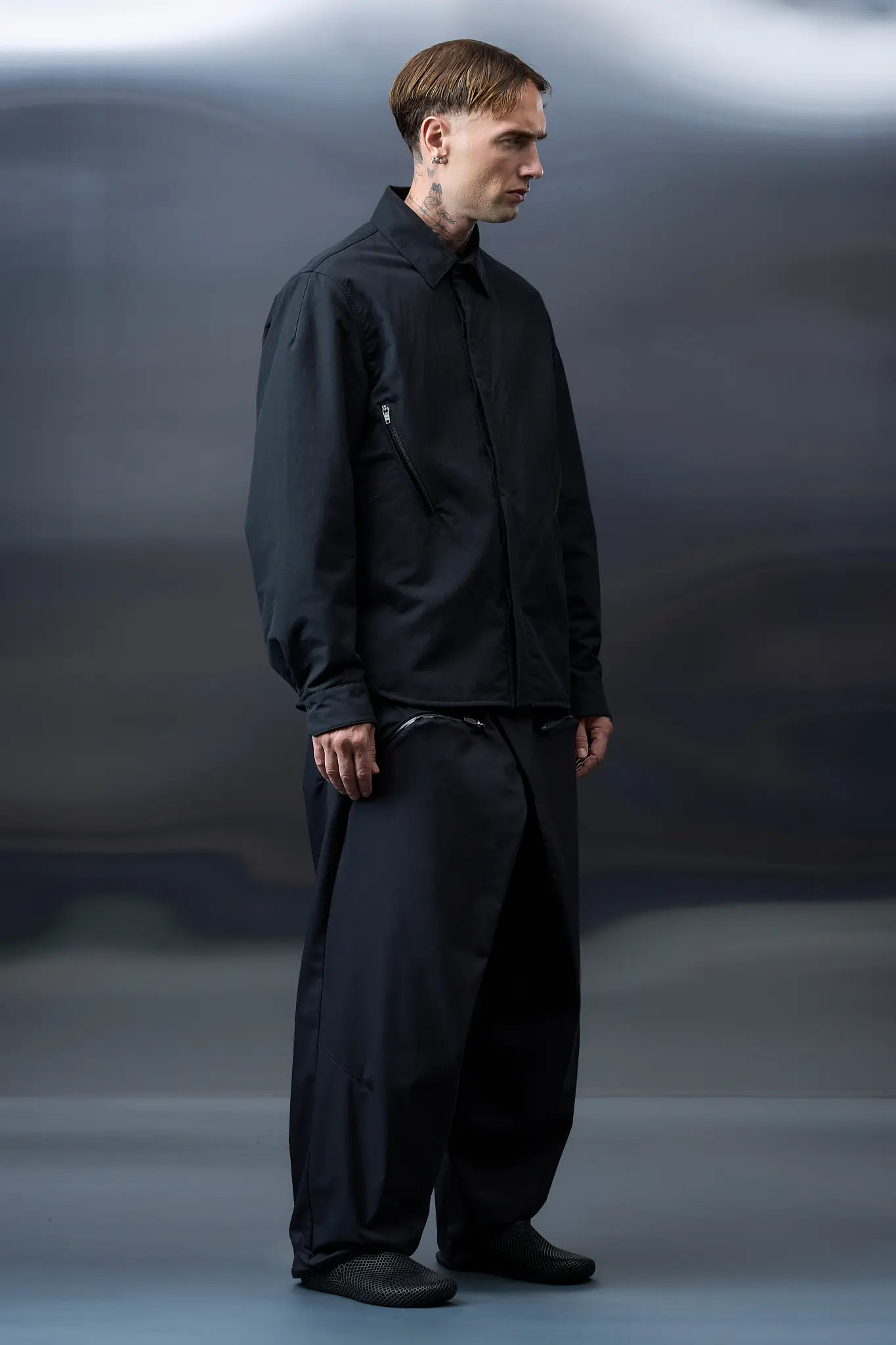 LA10A-SD Stotz® EtaProof™ Double Layer Weave Shirt Jacket Black - 2