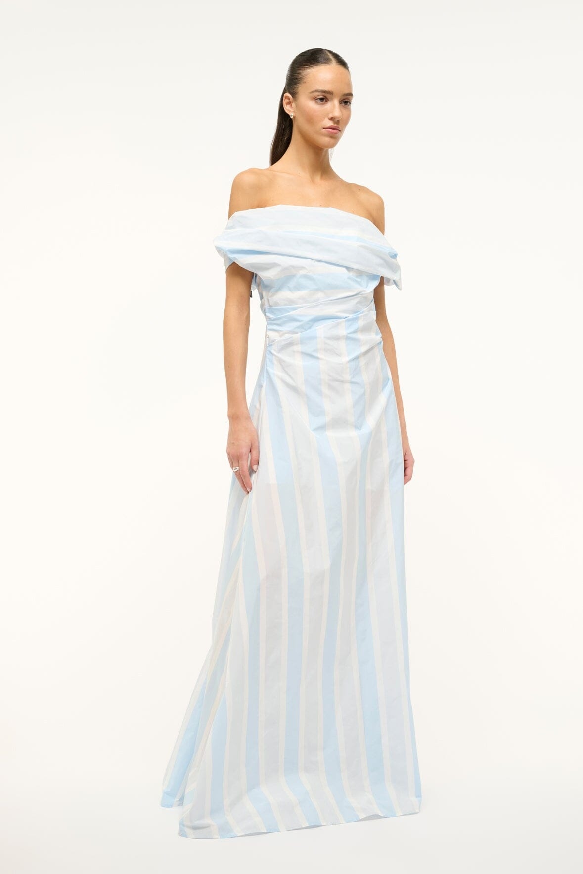 STAUD LIPARI DRESS ADRIATIC STRIPE - 3