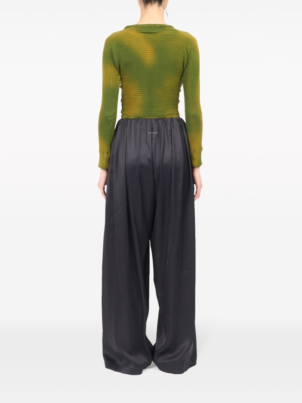 pleated high-waist trousers - 4