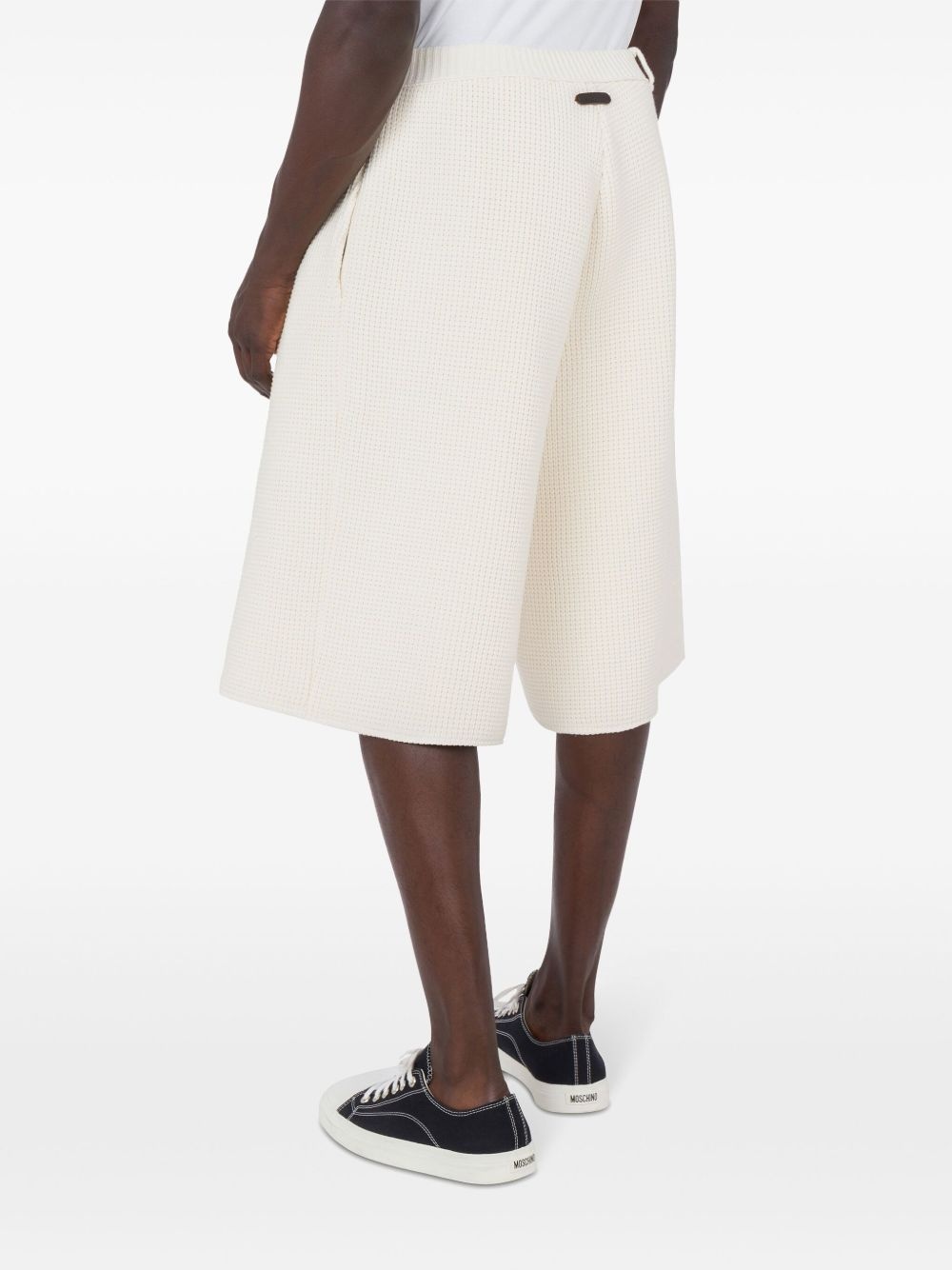 waffle-knit shorts - 3