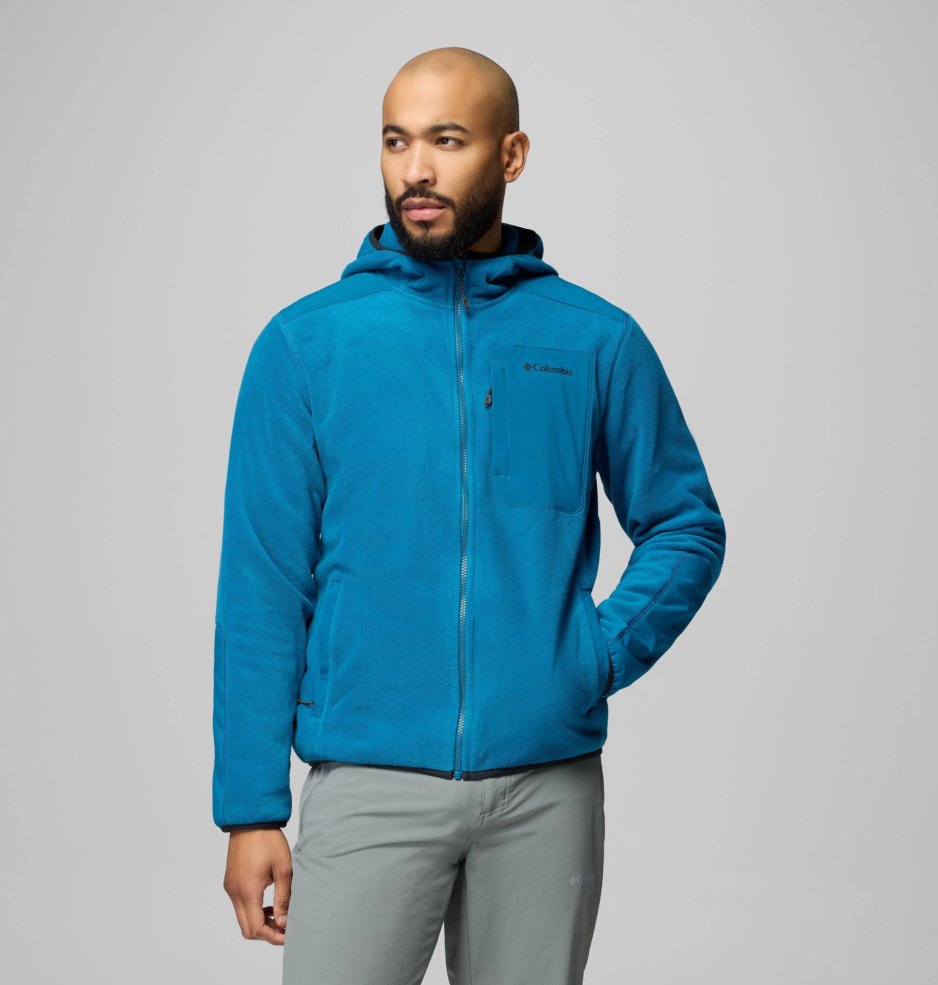 Men's Pacific Arch 200 Hooded Full Zip Fleece - 1