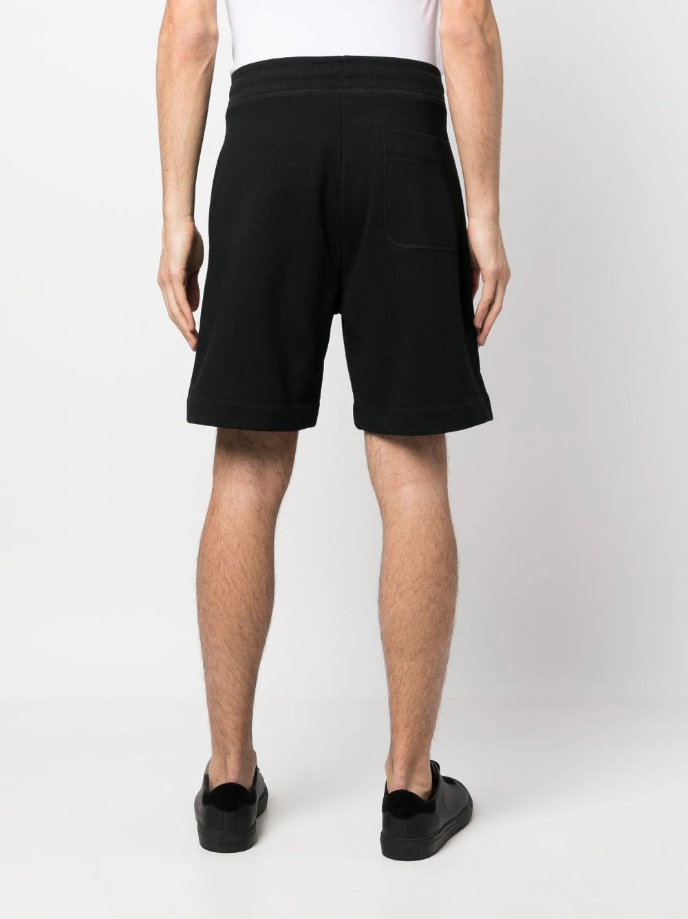 LOGO-PRINT COTTON TRACK SHORTS - 3