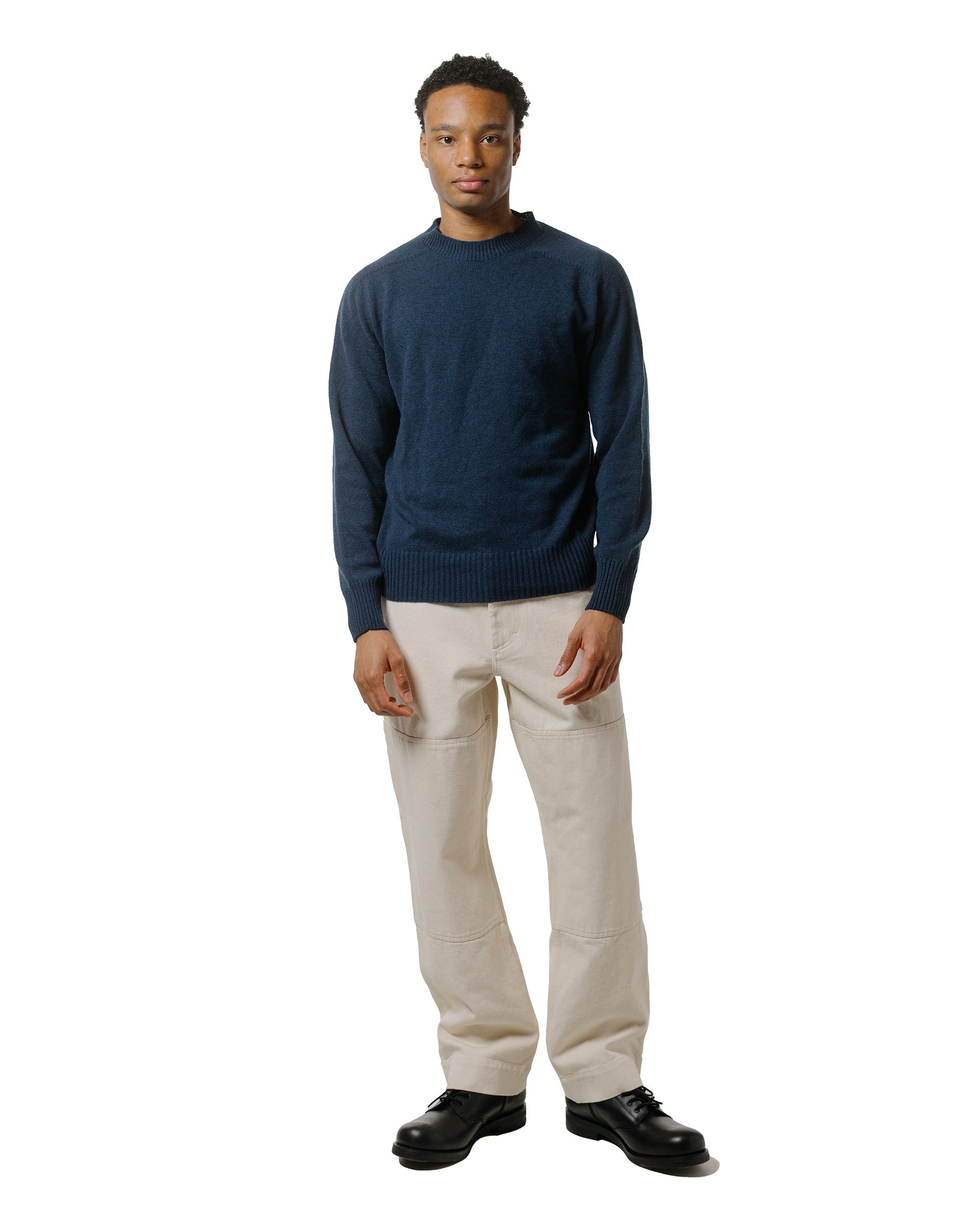 MHL Tool Pocket Trousers Natural Cotton Denim Natural - 4