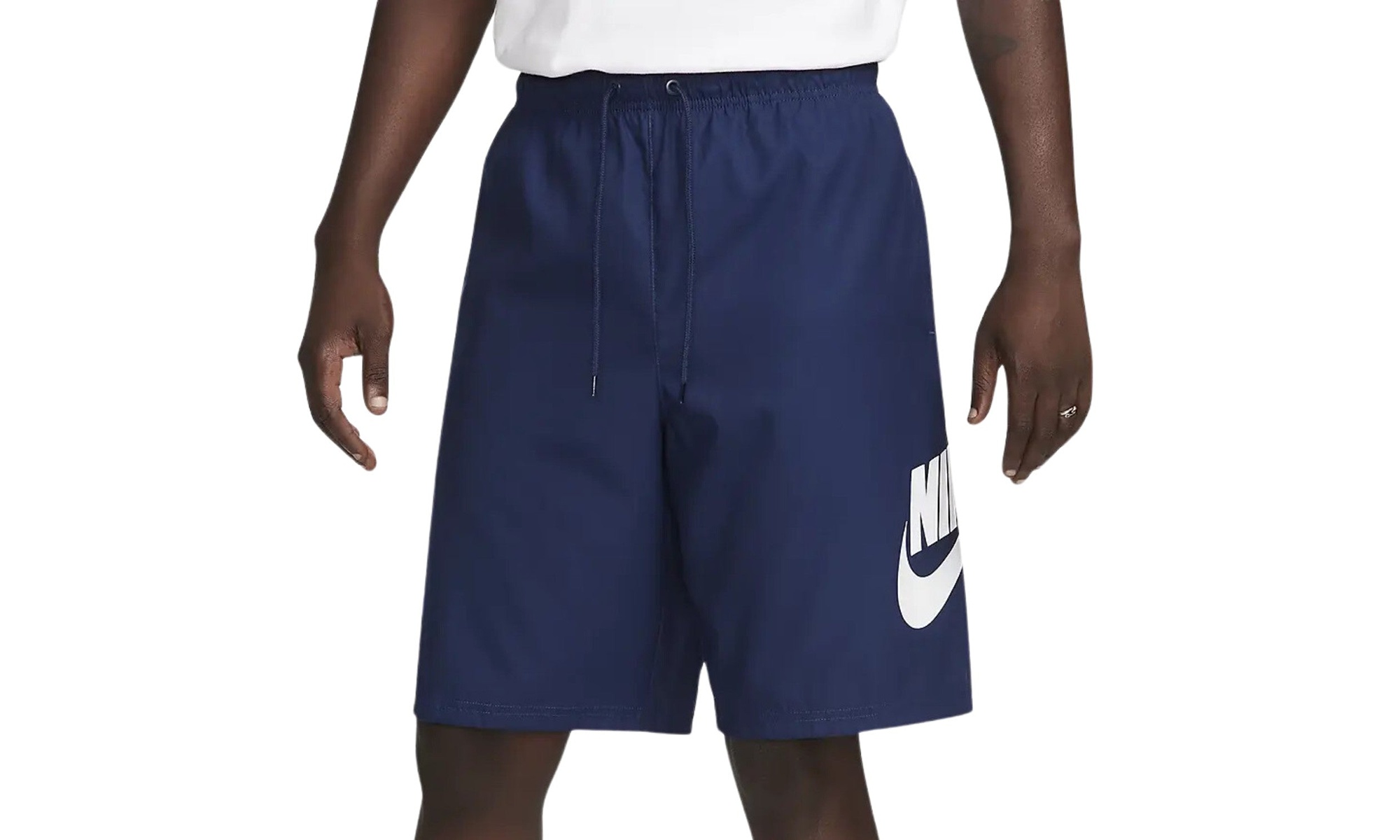 Club Men's Woven Shorts Mens Style "Midnight Navy/White" - 2