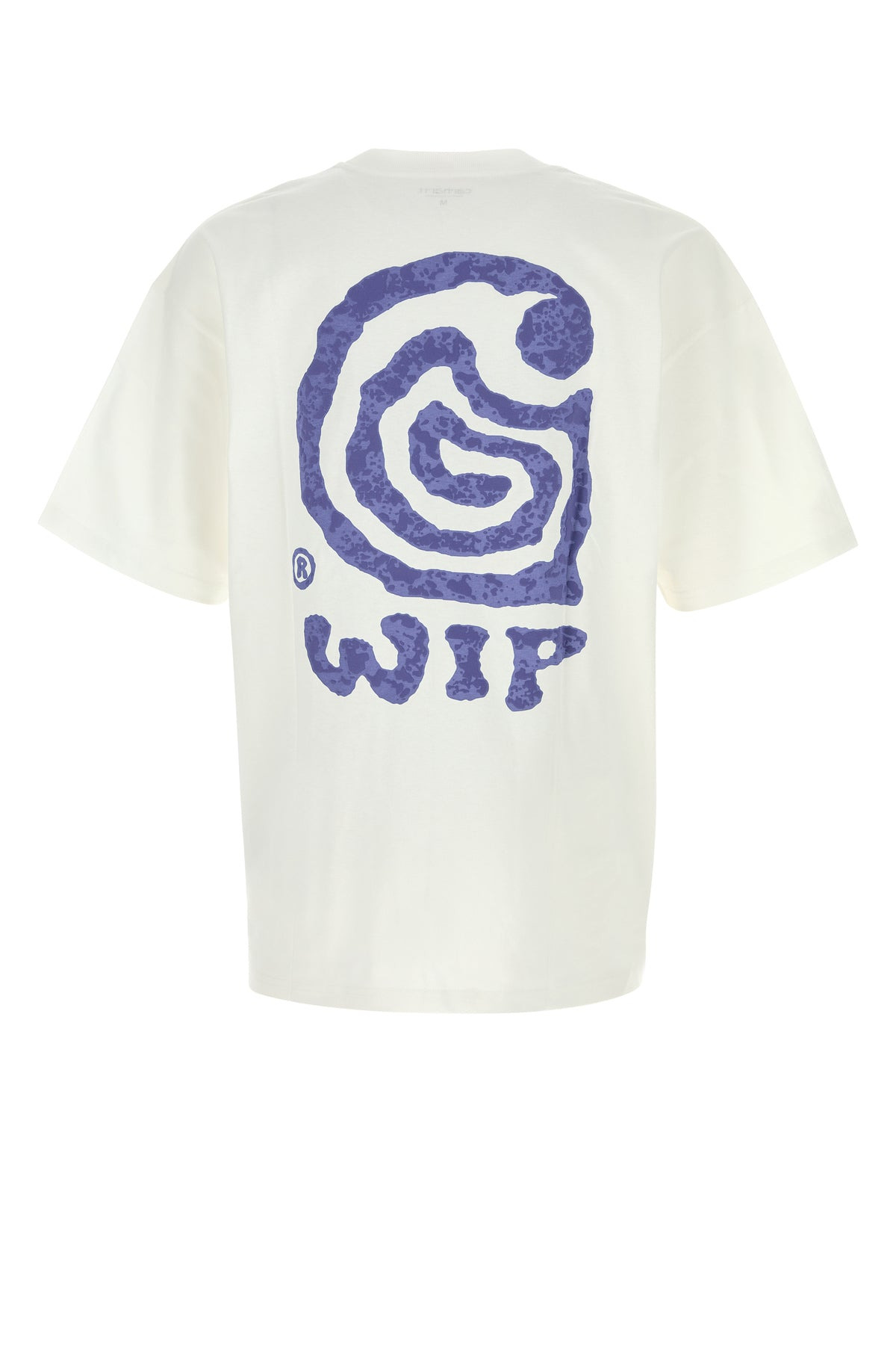 White cotton S/S Helix T-Shirt - 2