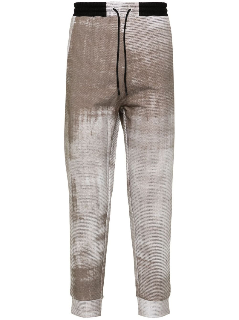 abstract-pattern track pants 1