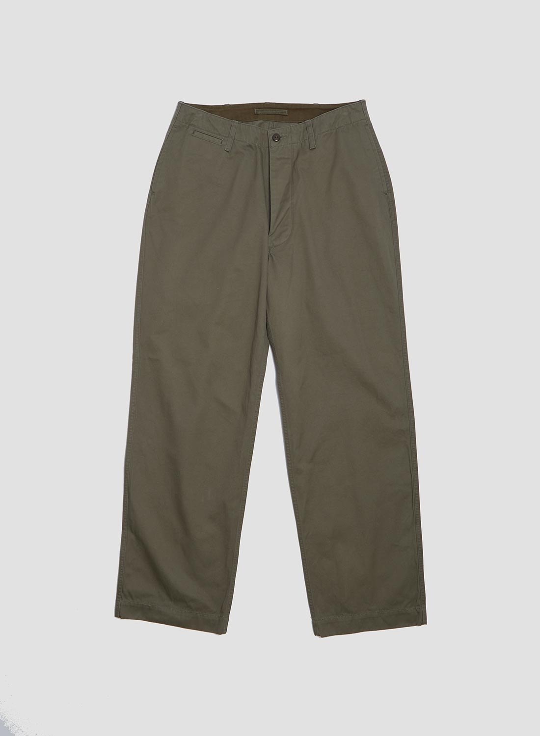 Basic Chino Pant in Green - 1
