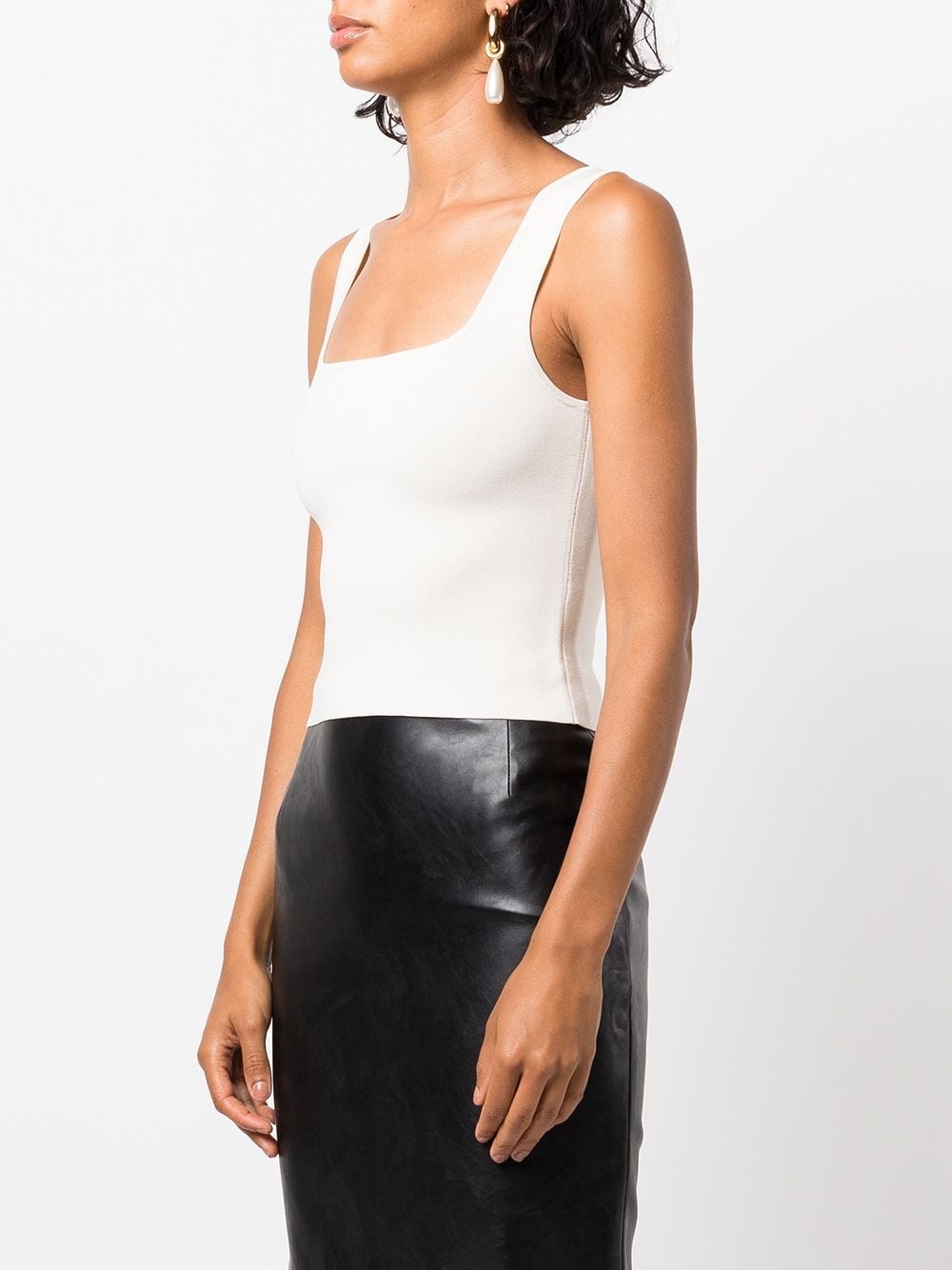 square neck vest top - 3