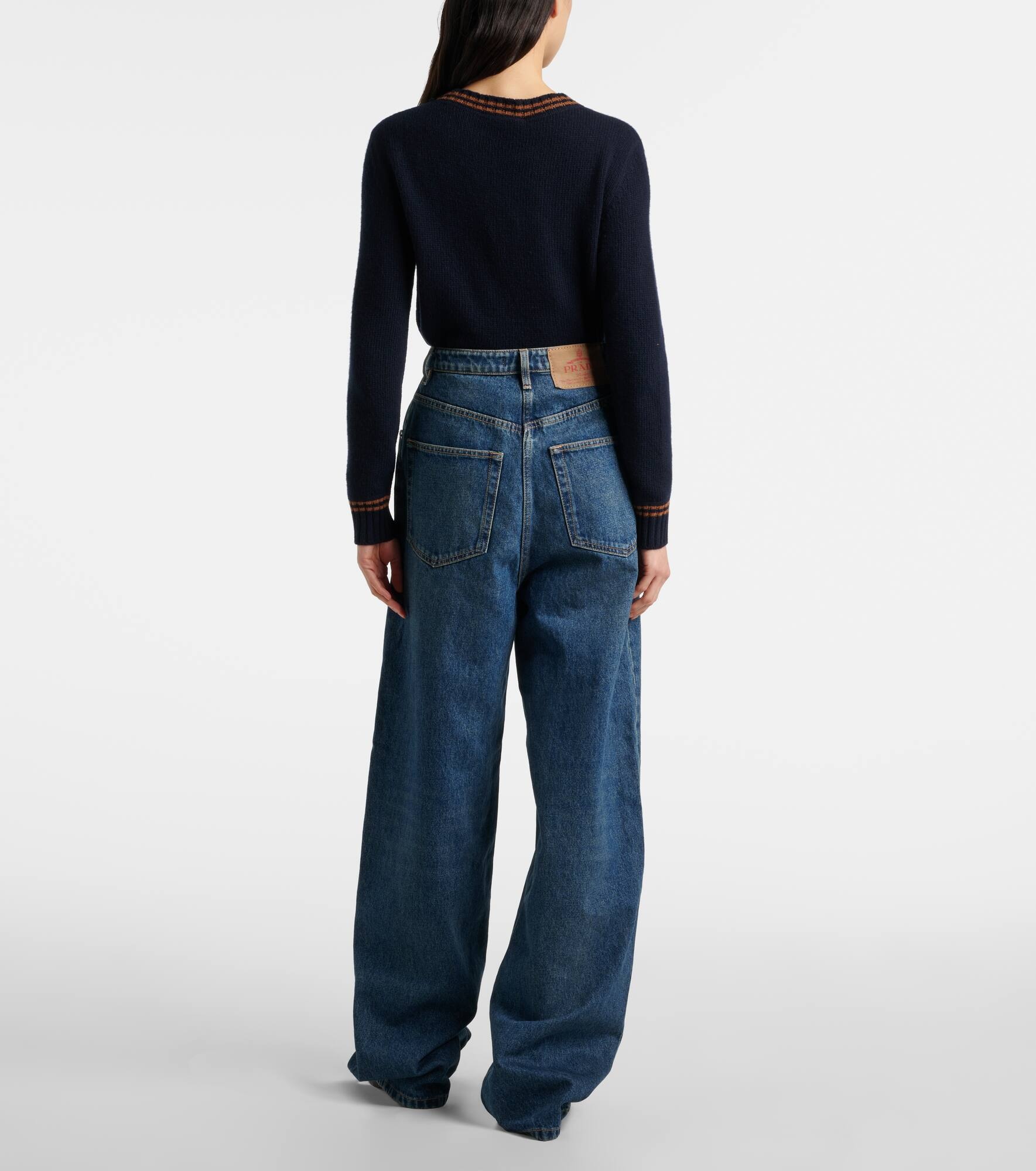High-rise wide-leg jeans - 3