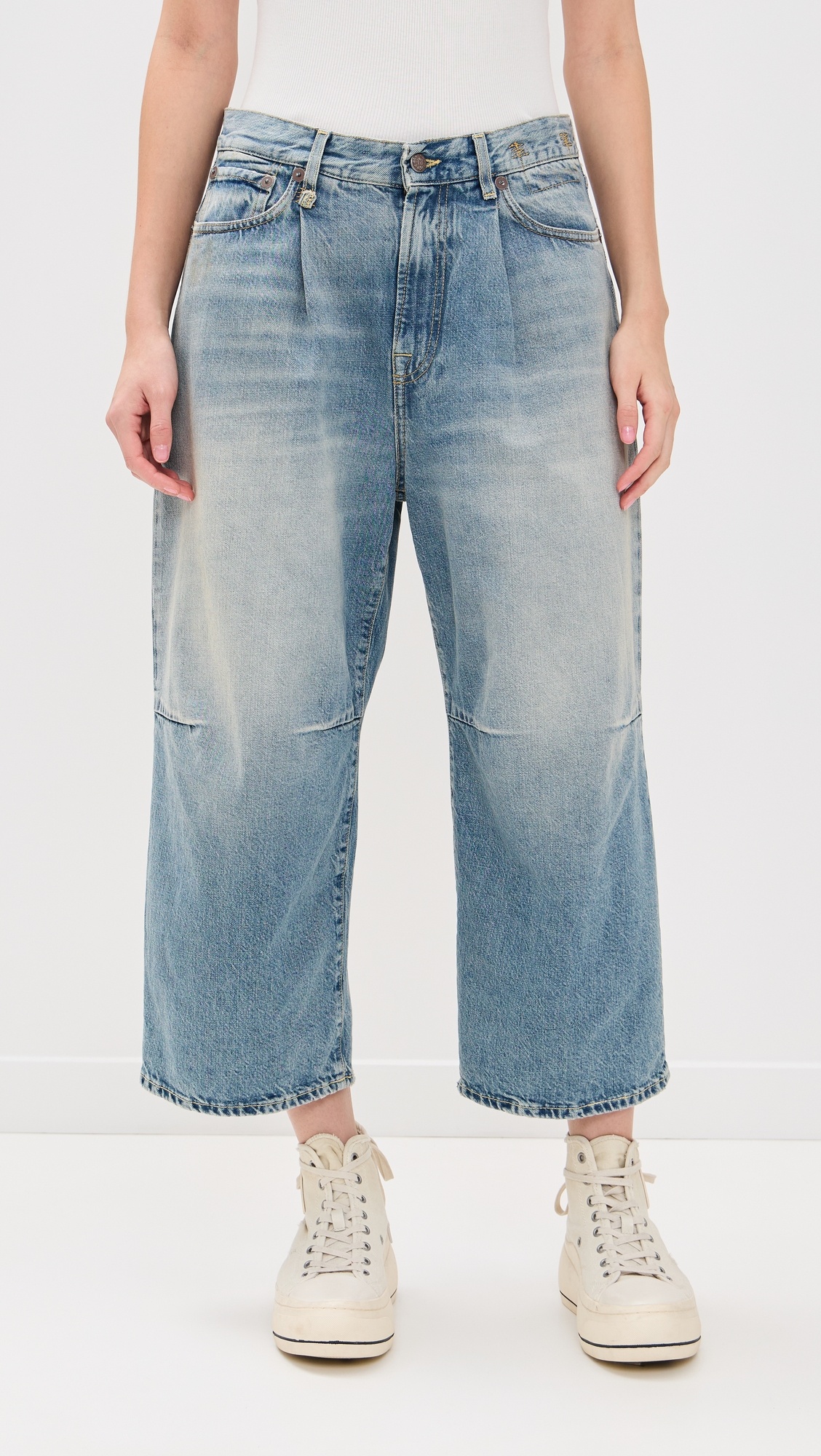 Crop Wide Leg Jeans - 6