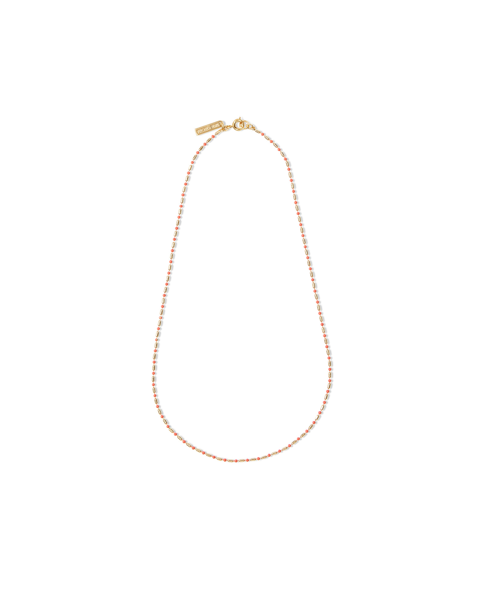 ENAMEL BEAD CHAIN NECKLACE - 6