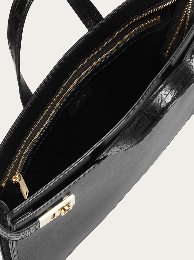 Business bag with Gancini buckles 5