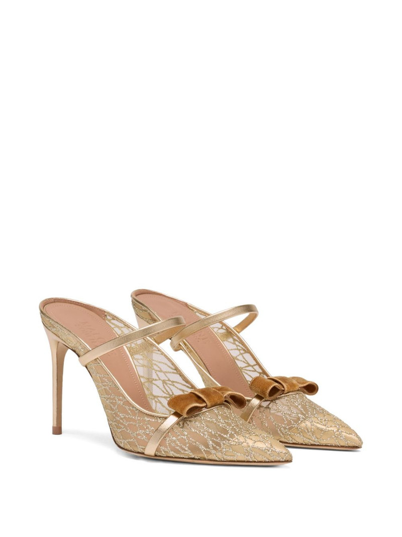 MALONE SOULIERS 90mm Aurora heeled mules outlook