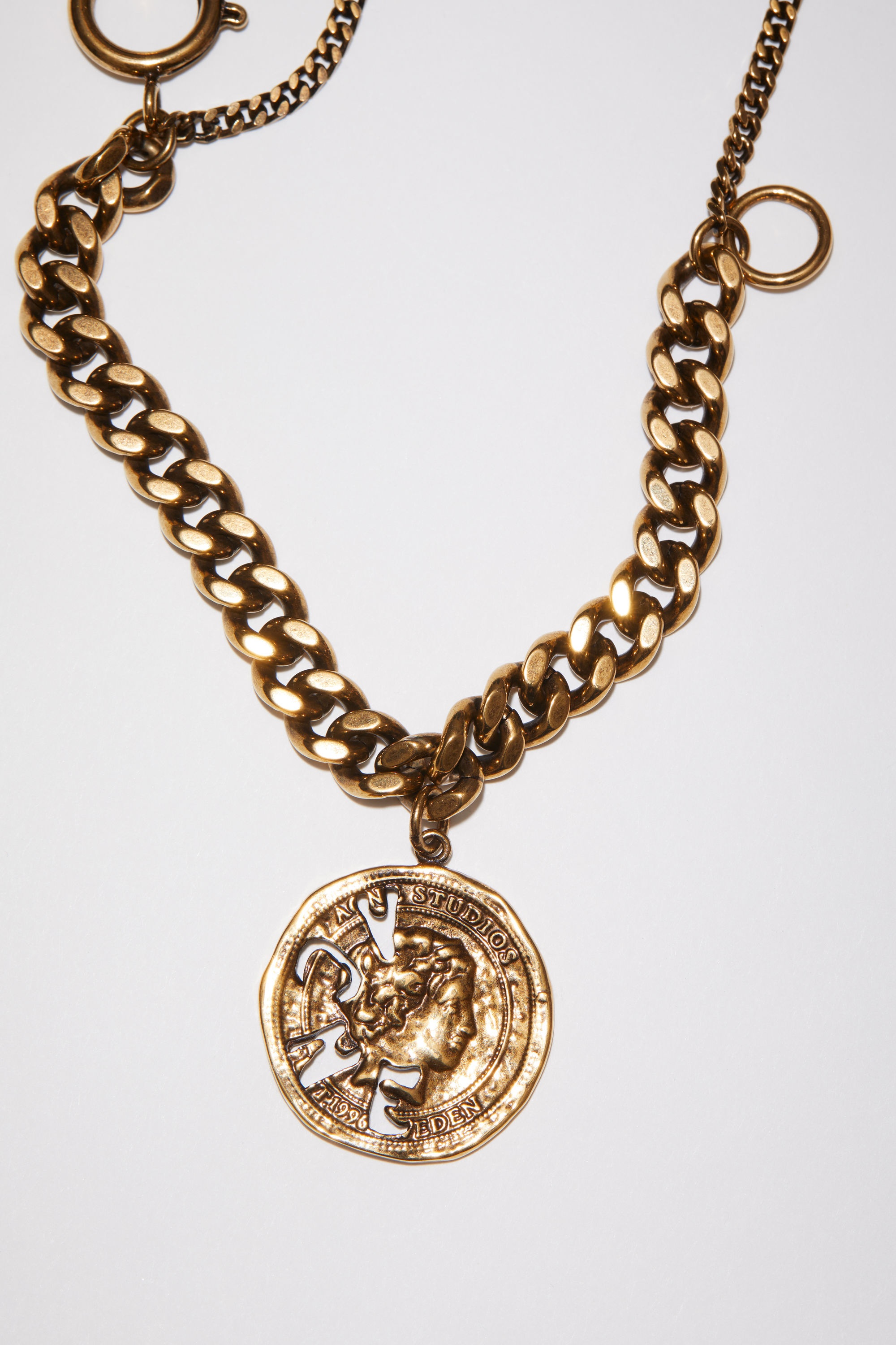 Chain link bracelet - Antique gold - 4
