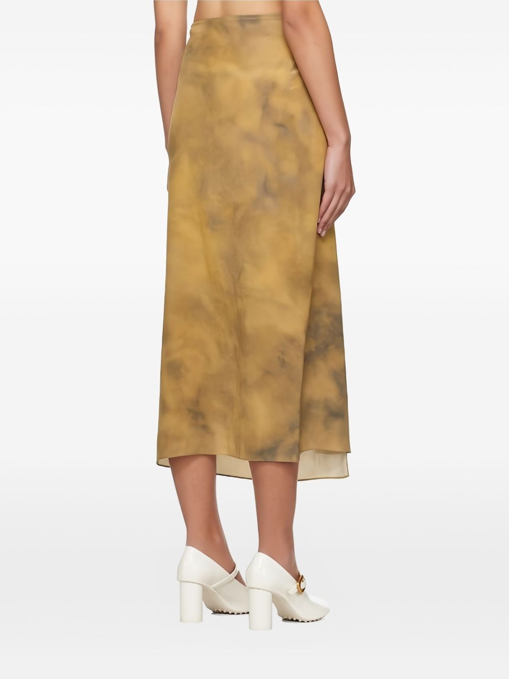 silk midi skirt - 5