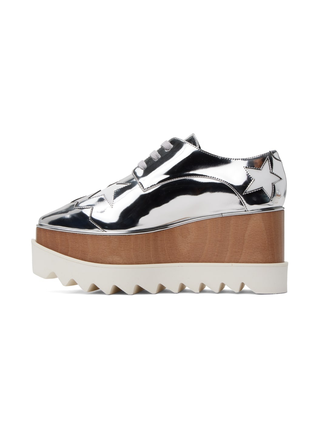 Silver Elyse Platform Derbys - 3