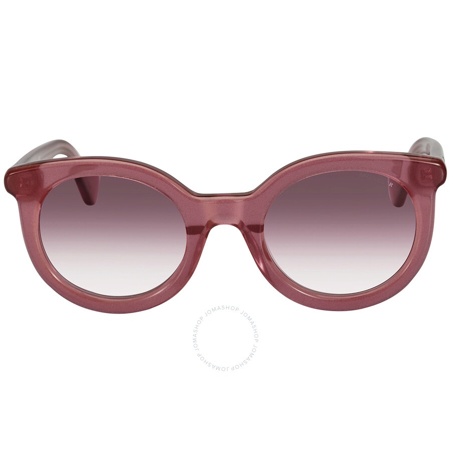 Moncler Mirrored Purple Gradient Round Ladies Sunglasses ML0015 75Z 51 24 140 - 2