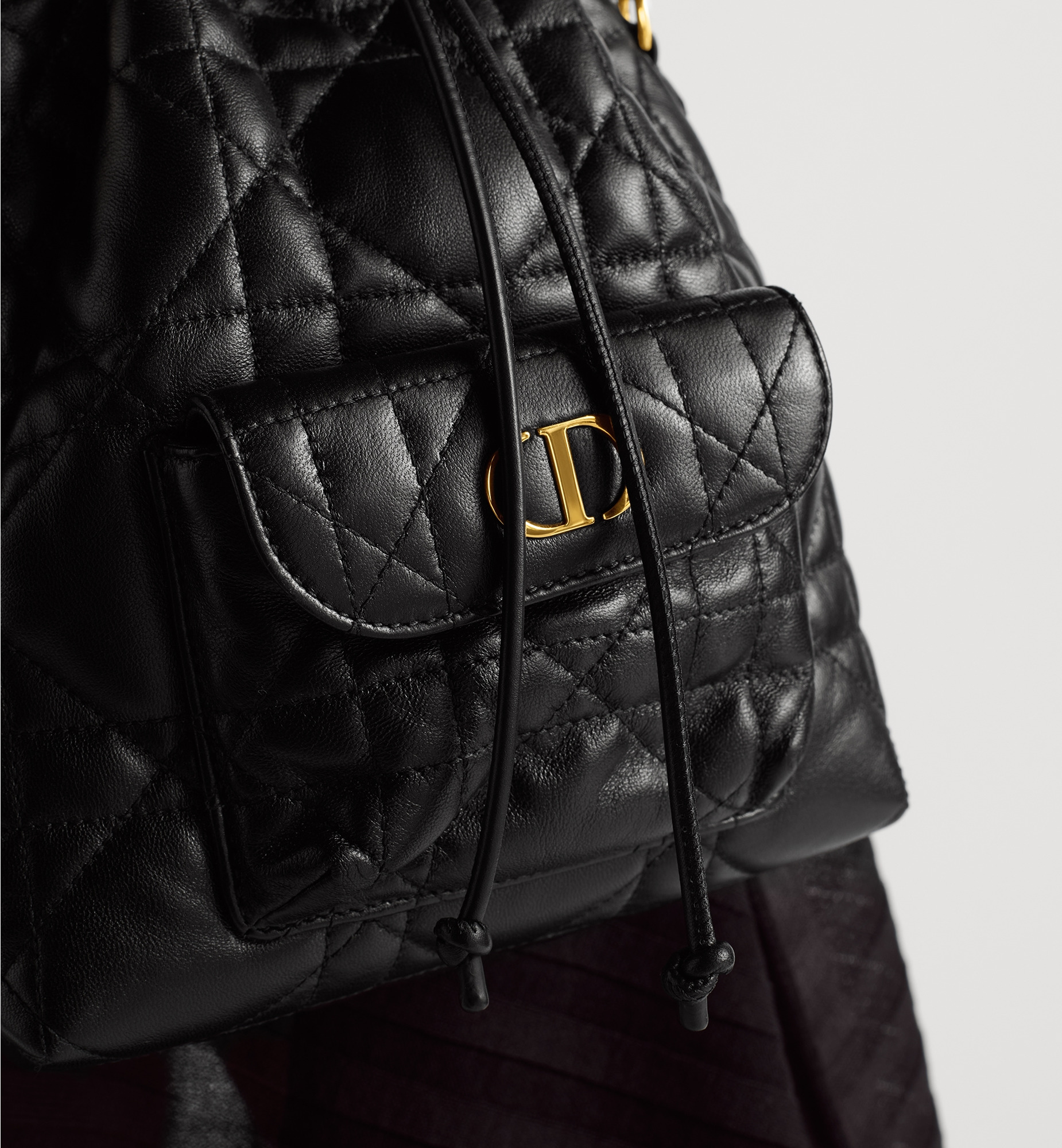 Small Dior Caro Bucket Bag - 3