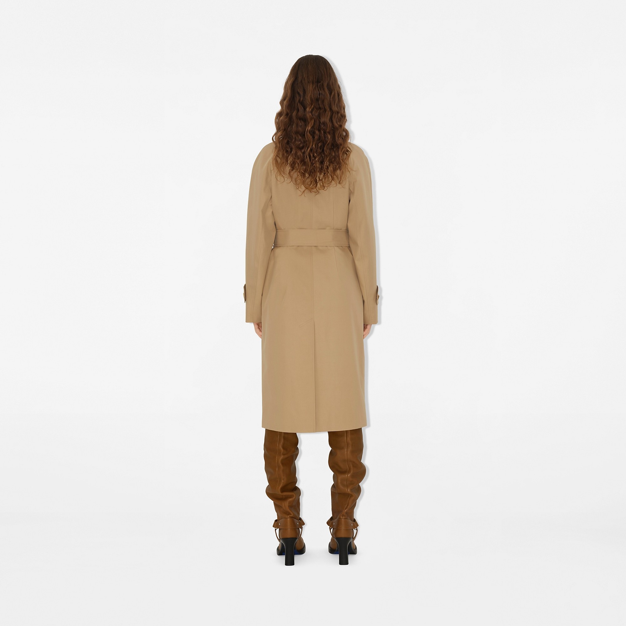Long Gabardine Car Coat - 4