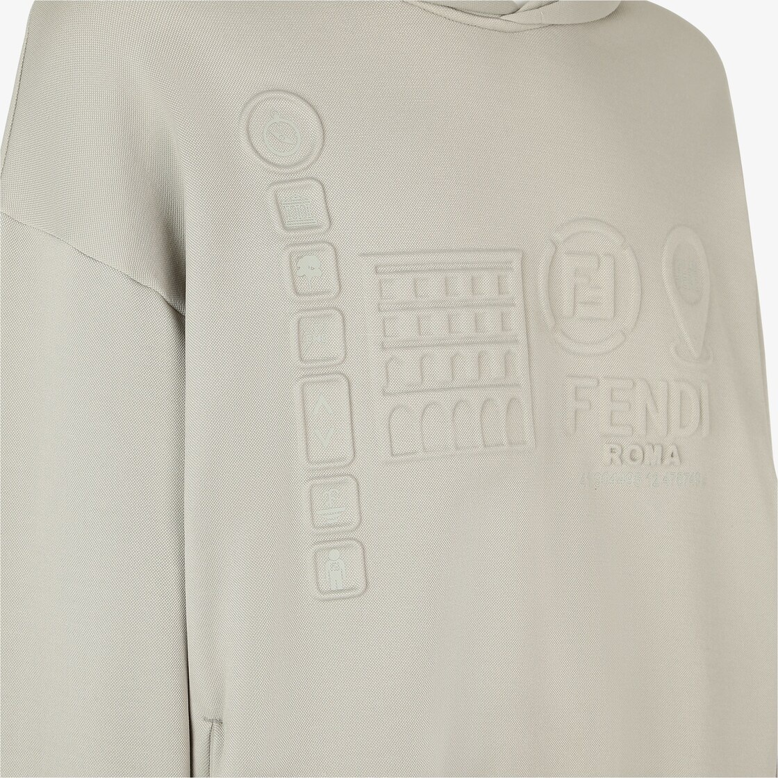 Gray cotton sweatshirt - 3