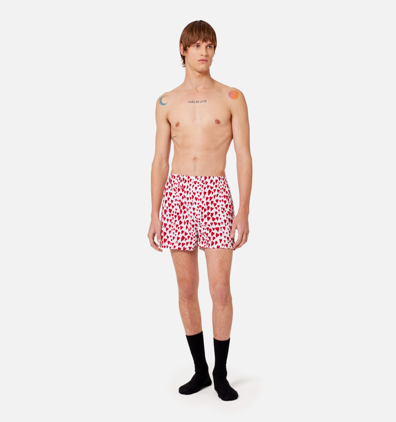 AMI Paris Heart Printed Boxer outlook