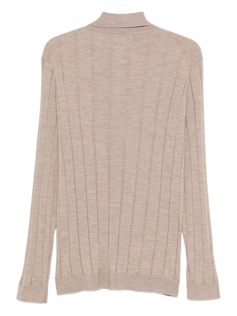 Brunello Cucinelli ribbed-knit cardigan outlook