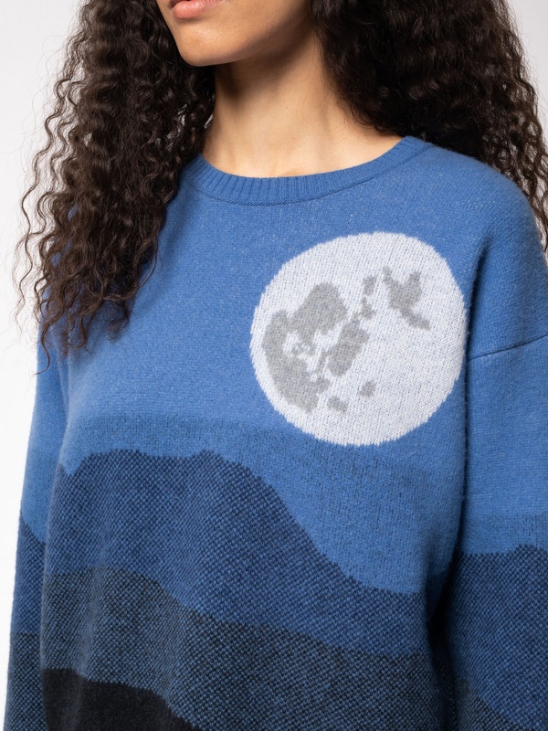 Lena Moon Sweater Blue - 7