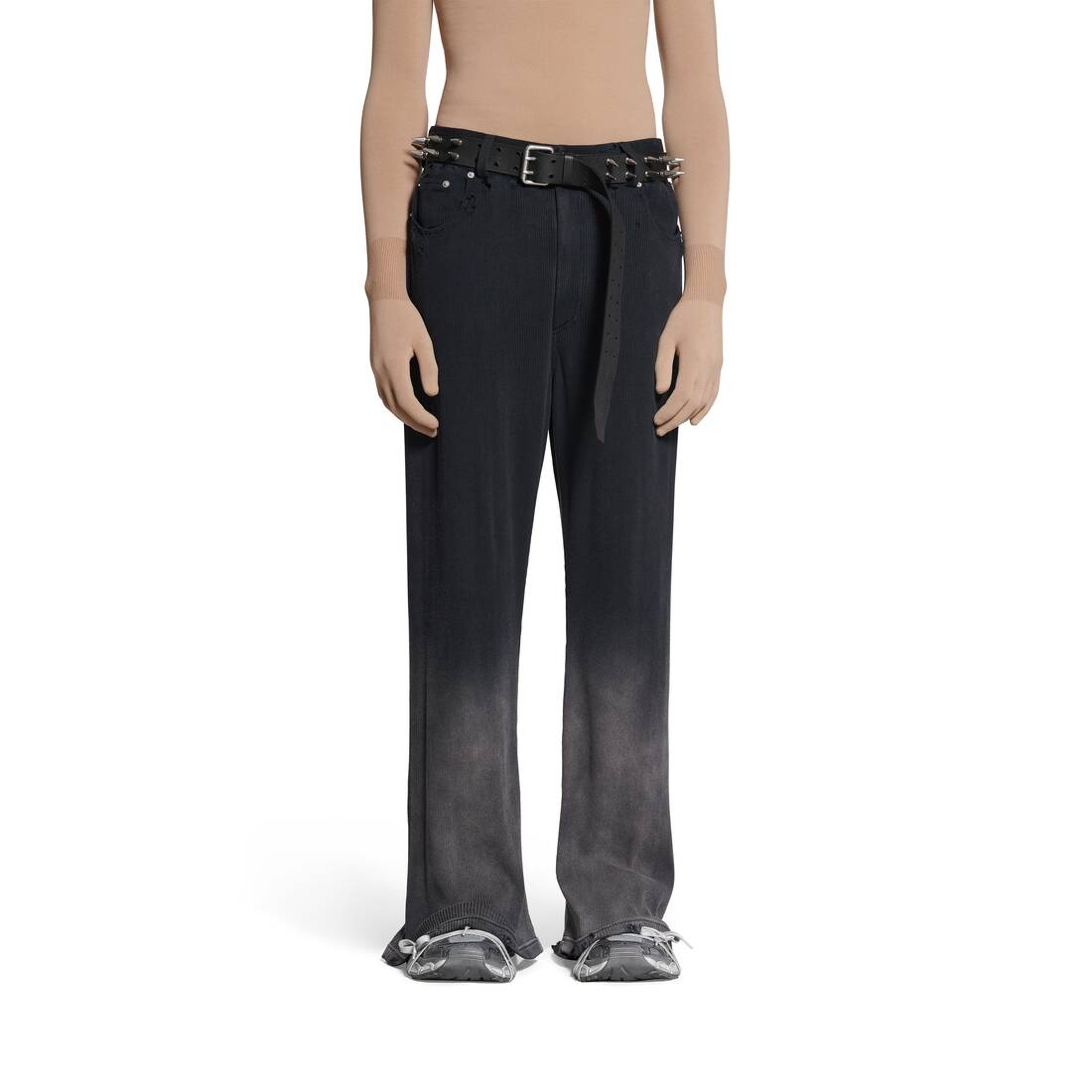 Pants in Black Faded - 5