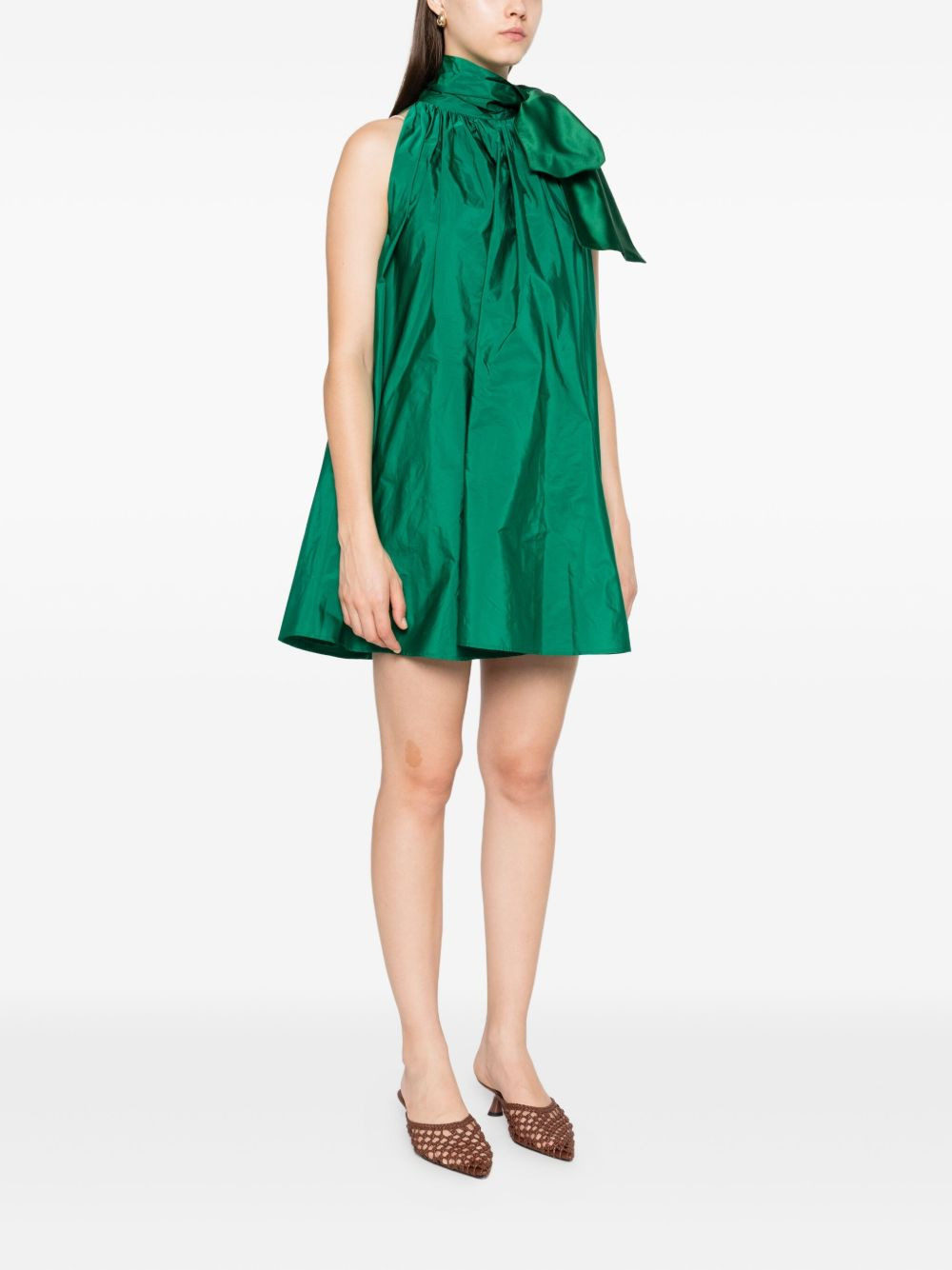 bow-detail dress - 3