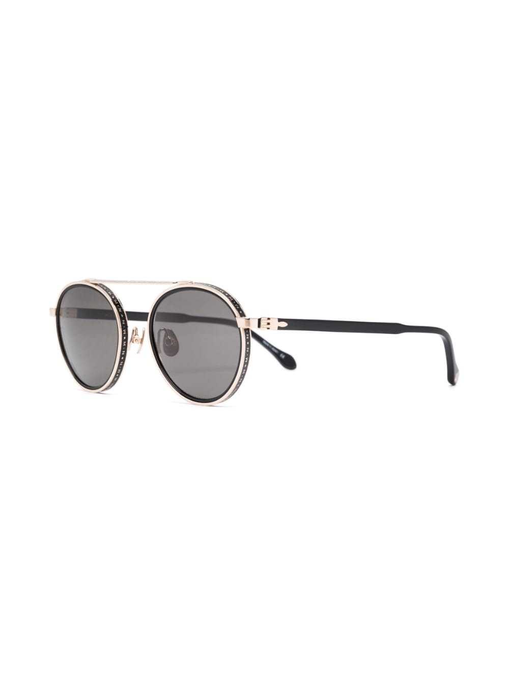 double-bridge round-frame sunglasses - 2