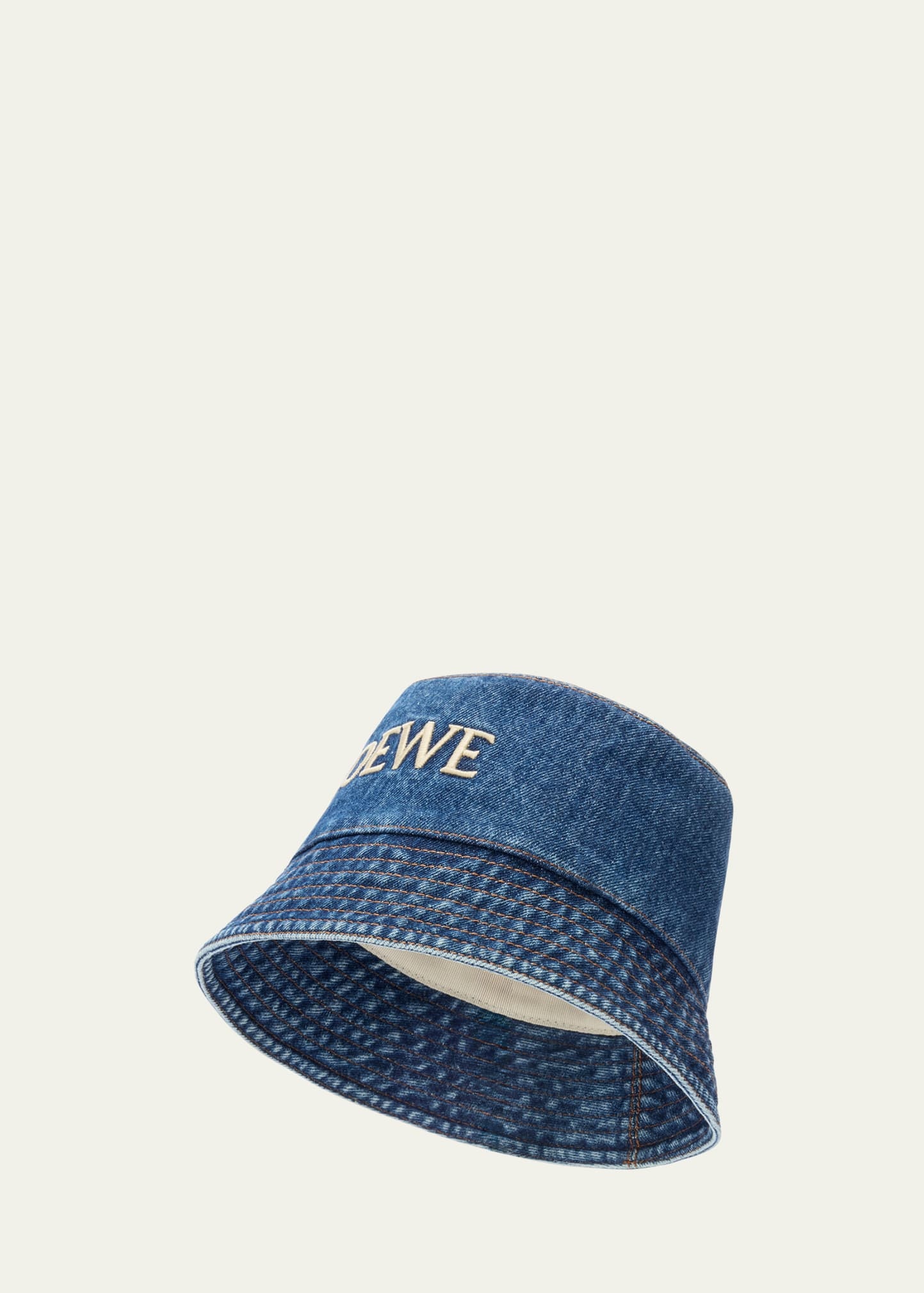 Logo Denim Bucket Hat - 3