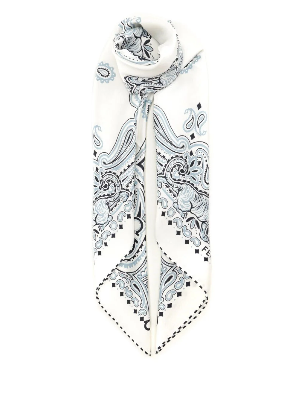 Ferragamo Women Arabesque Print Scarf - 1