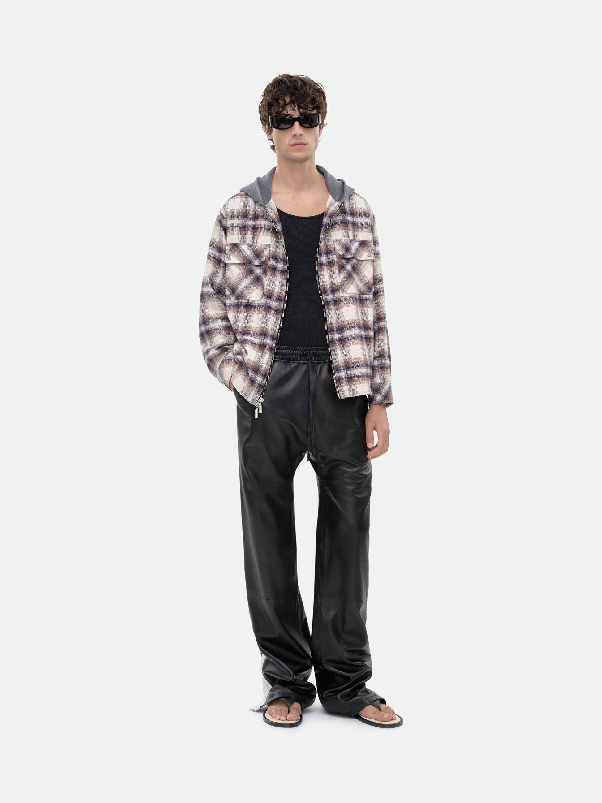 HOODED FLANNEL JACKET - 12