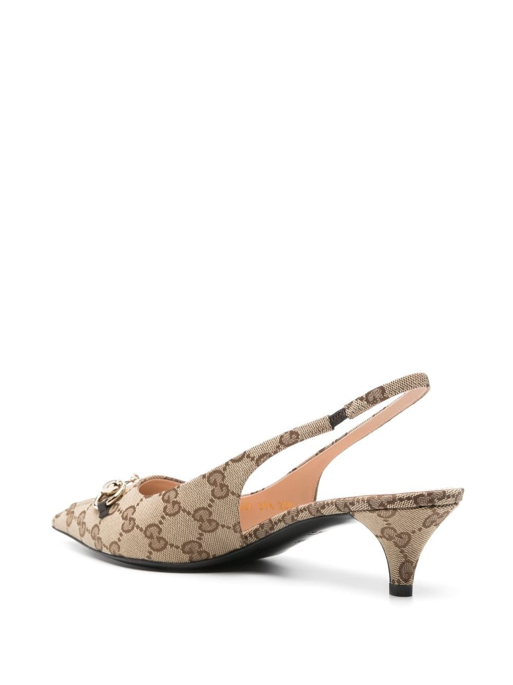 Gucci Women Gg Supreme Slingback Pumps - 3