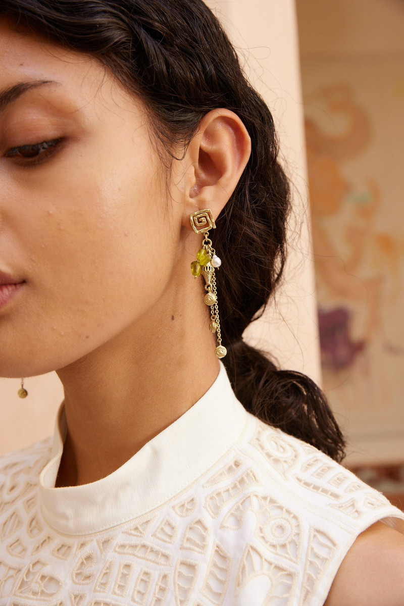 ALÉMAIS Le Jardin Charm & Bead Earrings outlook