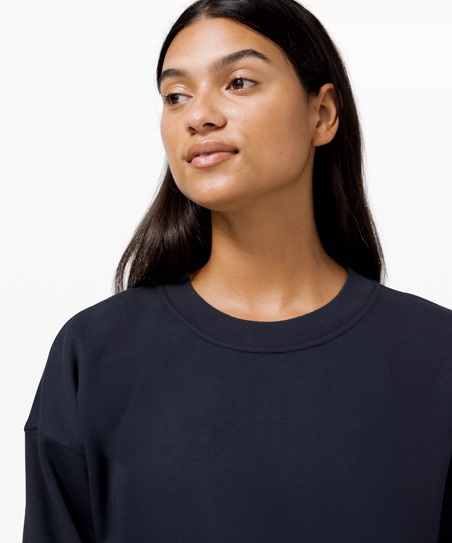 Perfectly Oversized Cropped Crew *French Terry - 4