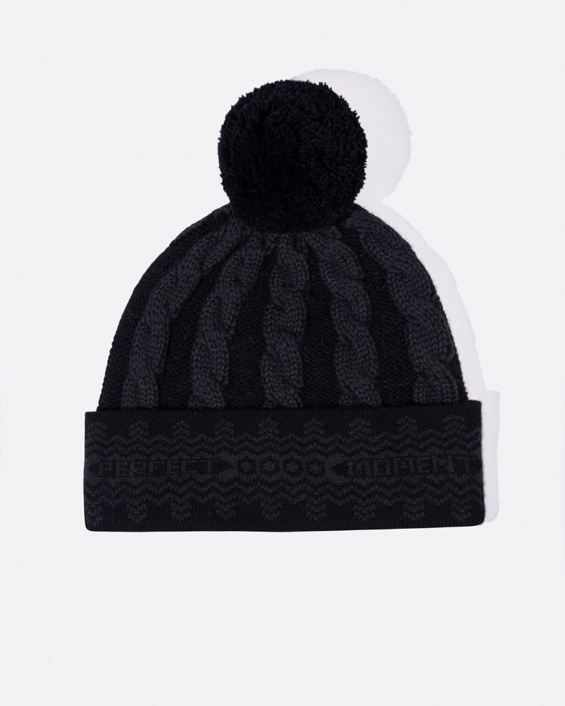 Cable Knit Merino Wool Beanie 1