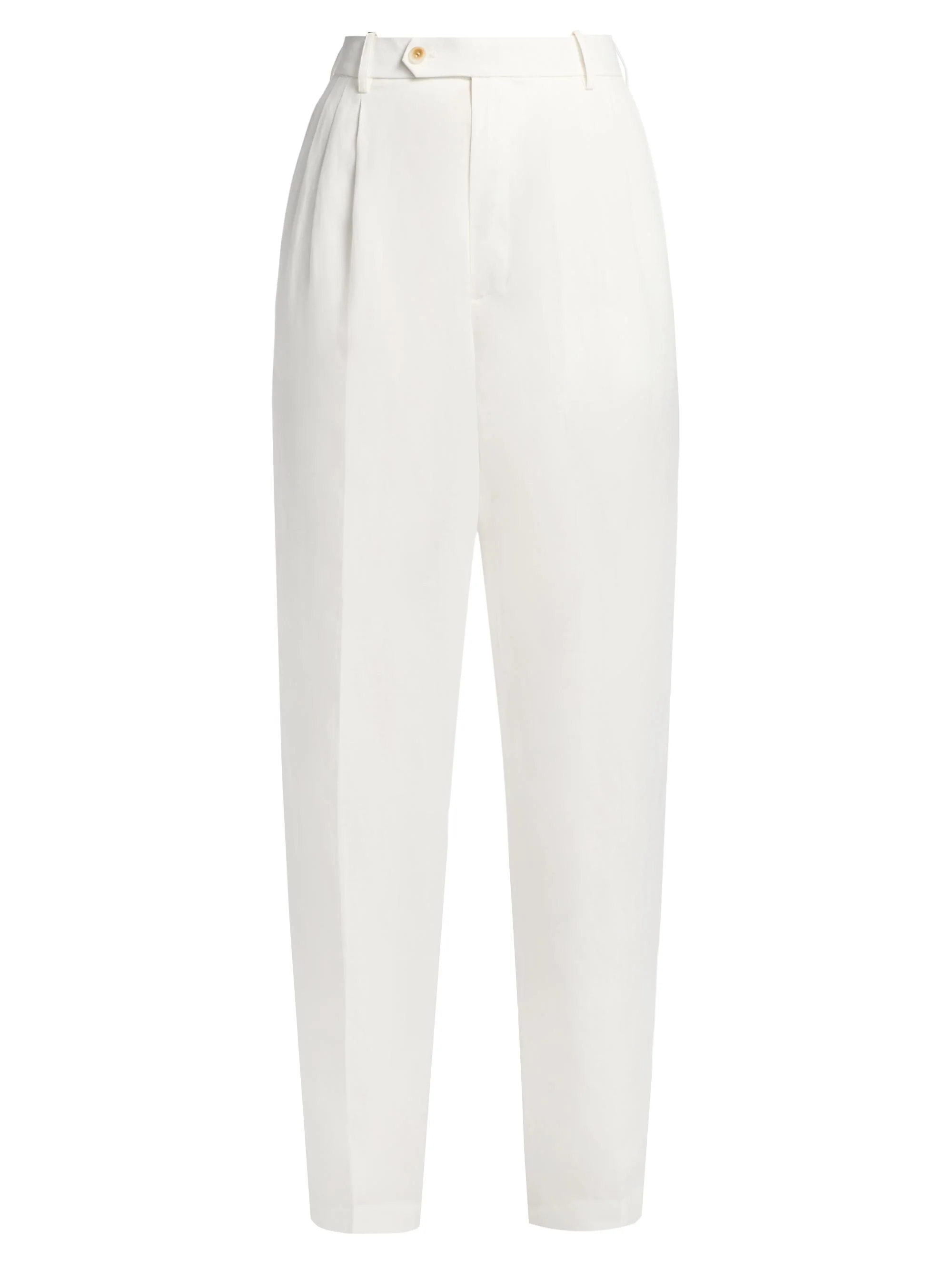 Women's Soprano Pleated-Front Pants - White - 1