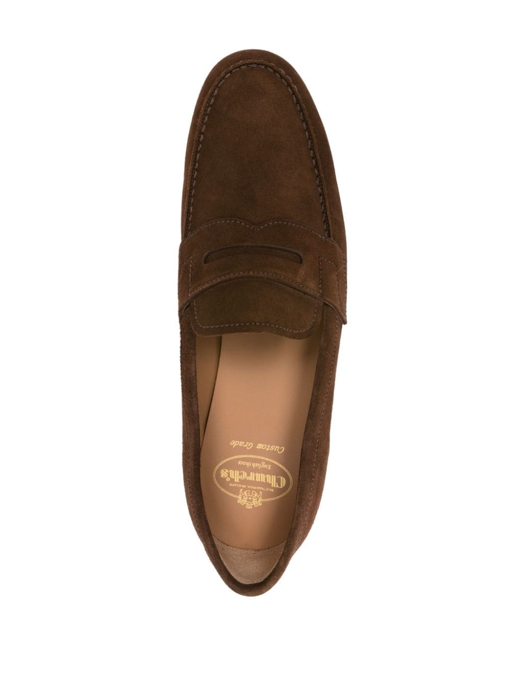 suede penny loafers - 4